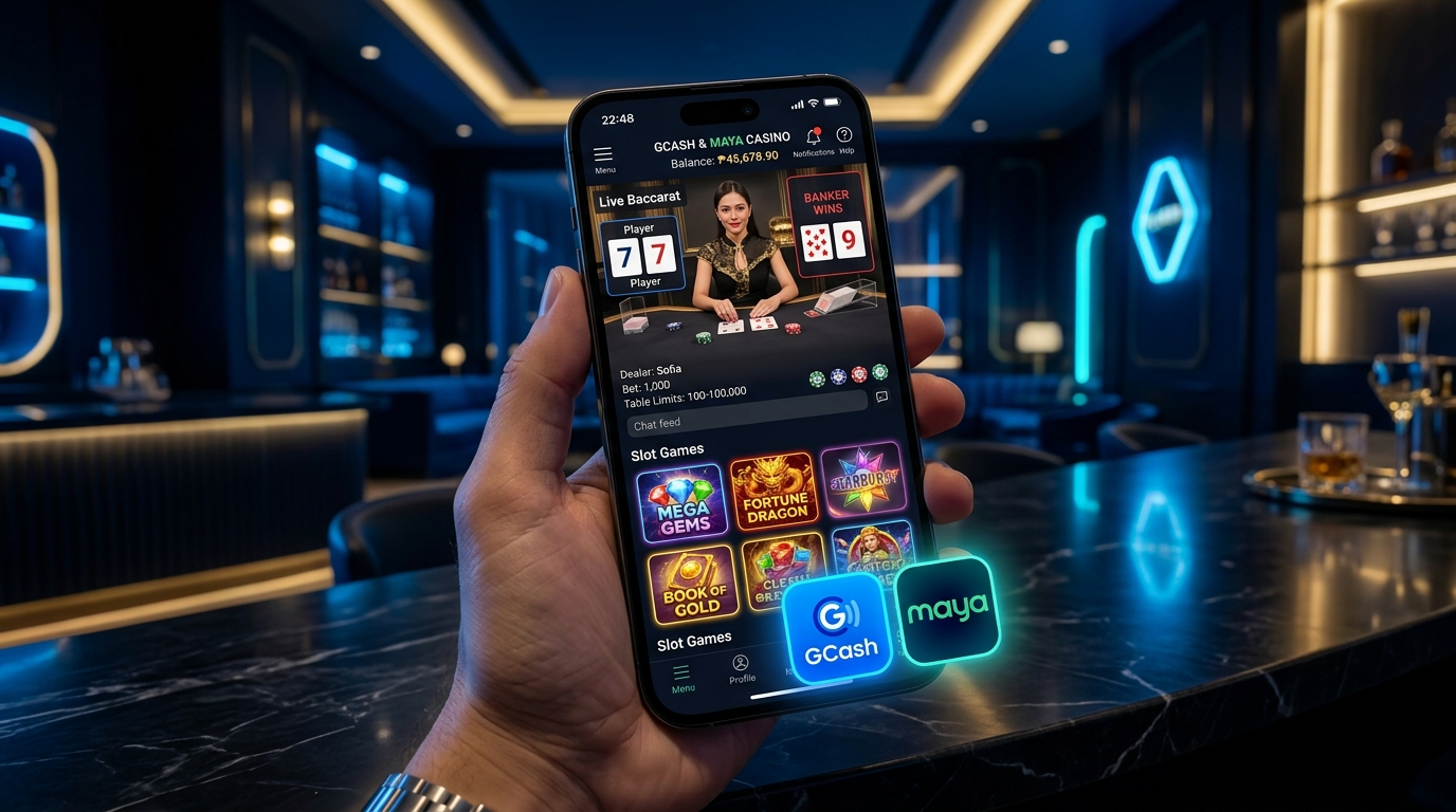 JL4 Casino secure gaming interface with GCash and Maya payments